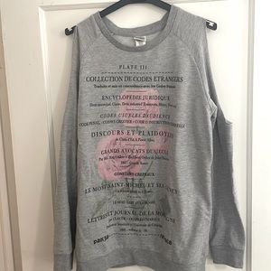 URBAN OUTFITTERS - Grey Graphics Sweatshirt